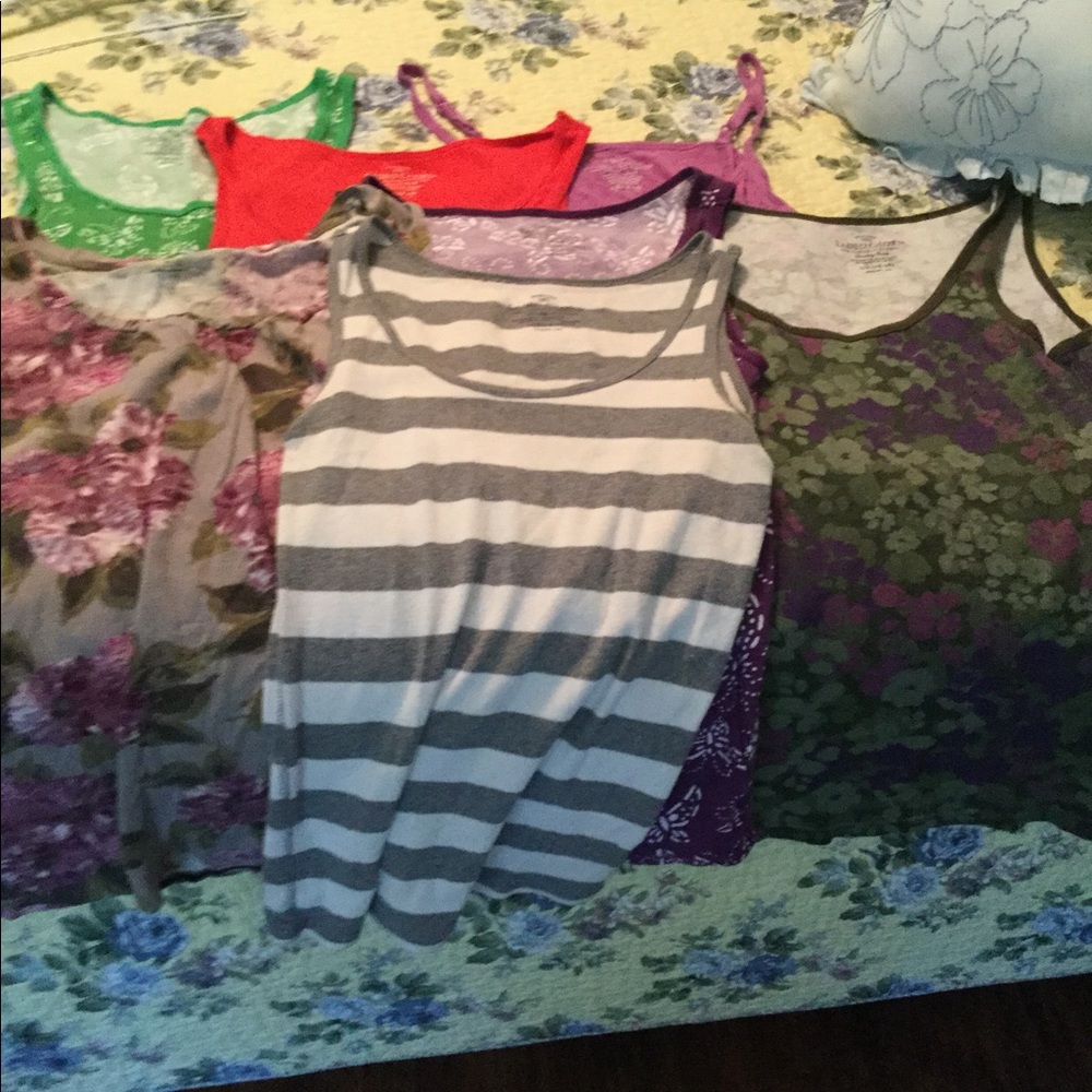 Lot of 6 tank tops size 12